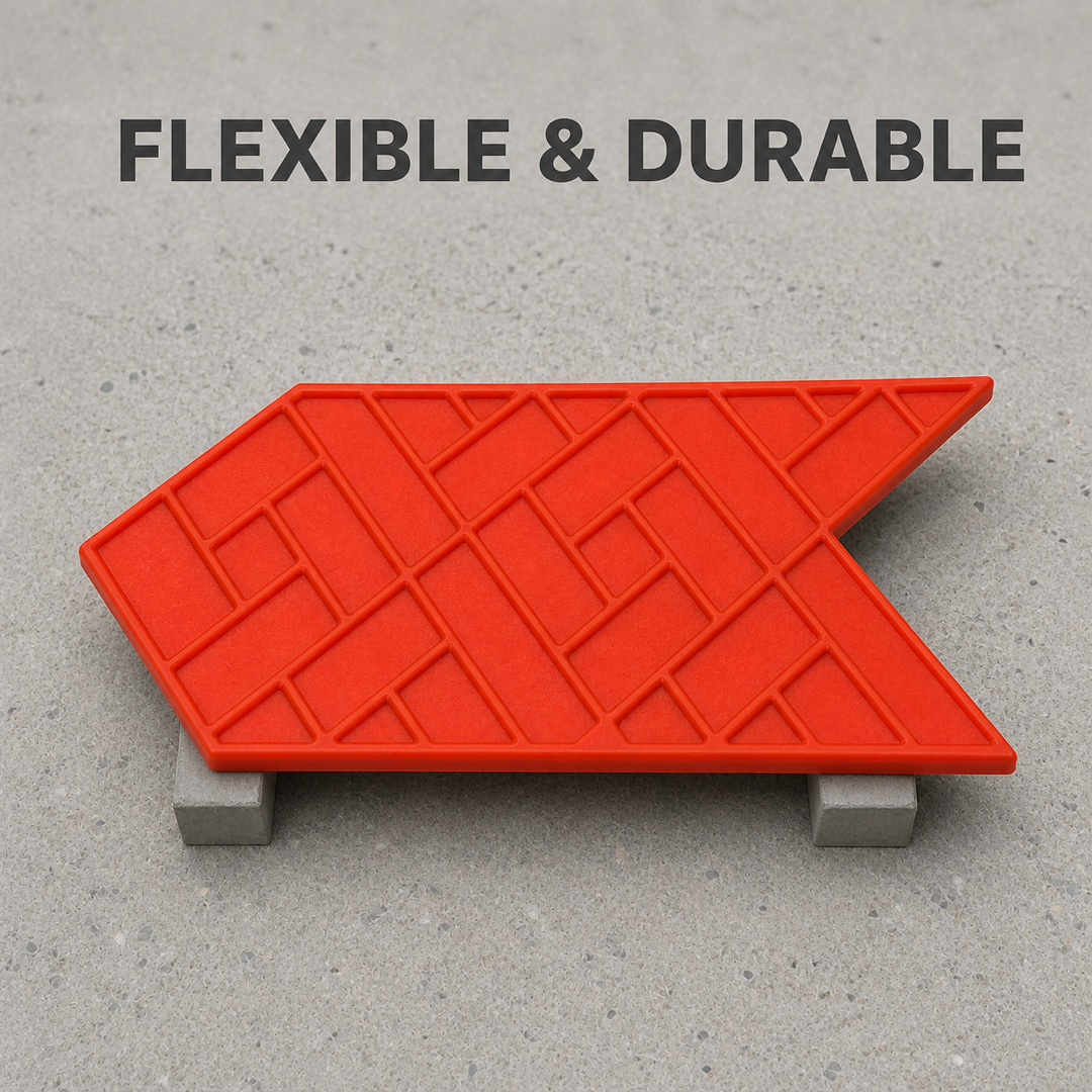 FX-109 Herringbone Chevron Brick Border - flexible durable