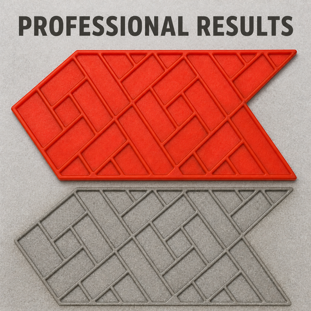 FX-109 Herringbone Chevron Brick Border - professional results