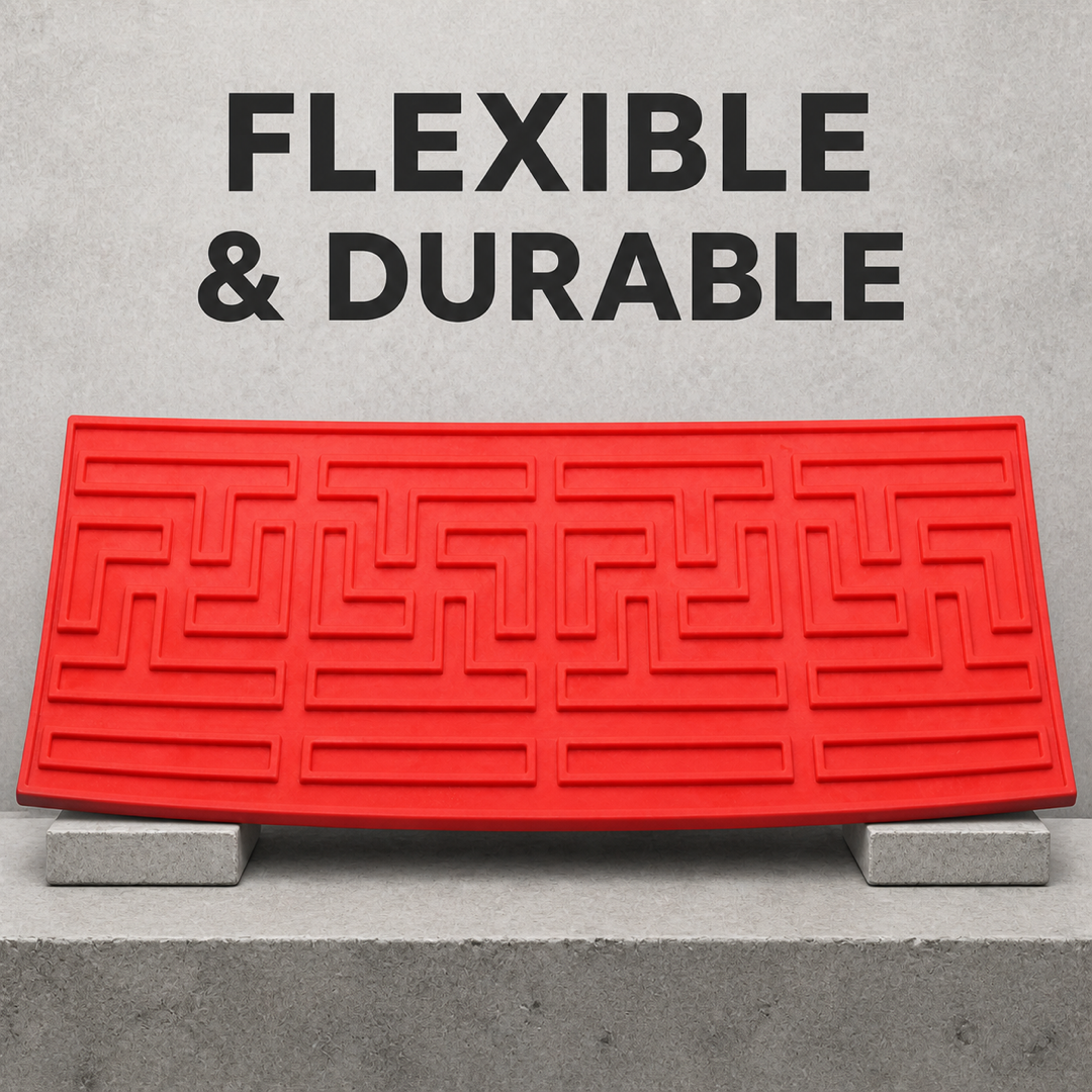 FX-112 Molde de borde geométrico tipo laberinto para concreto - flexible y duradero