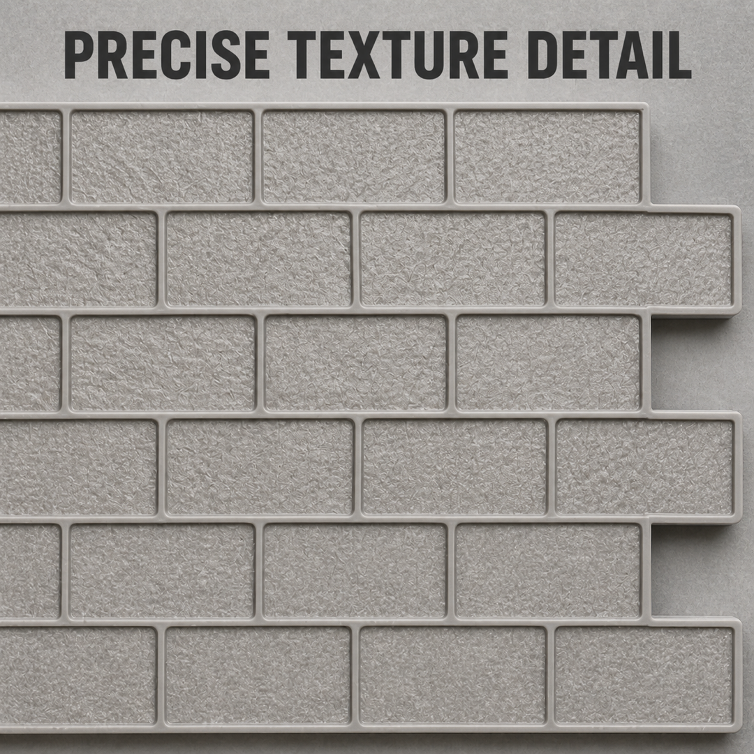 FX-113 Classic Running Bond Brick Stamp - detalye ng texture
