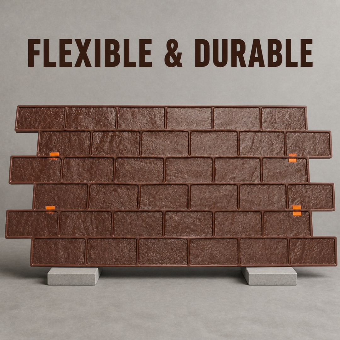 FX-113 Classic Running Bond Brick Stamp - flexible at matibay