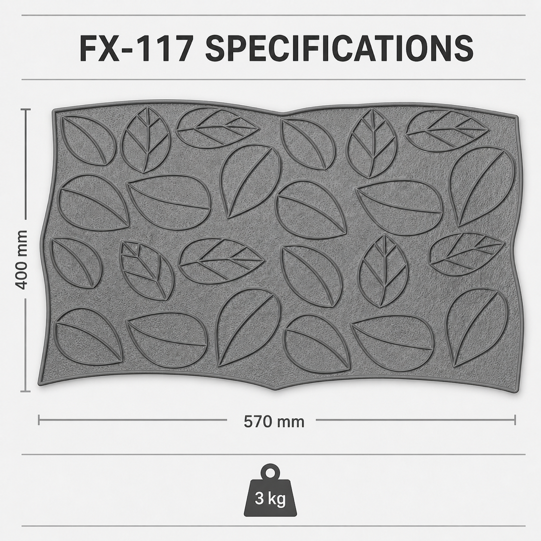 FX-117 ရွက်ပုံ အလှဆင် ကွန်ကရစ်ပုံ - ဇင်္ကာင်းအချက်အလက်များ