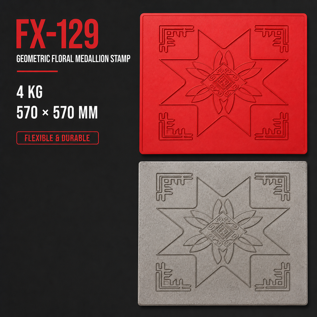 FX-129 Lotus Yıldız Madalyon Kabartma Kalıbı - teknik özellikler