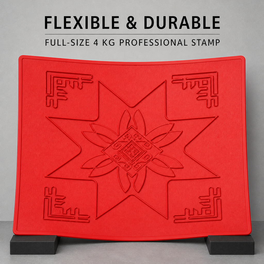 FX-129 Lotus Yıldız Madalyon Kabartma Kalıbı - esnek ve dayanıklı