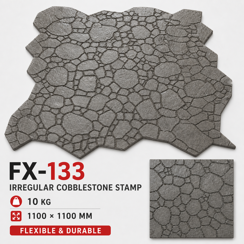 FX-133 ایکسپوزڈ ایگریگیٹ کنکریٹ ٹیکسچر میٹ - وضاحتیں