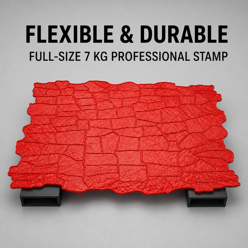 FX-134 Stacked Ledgestone Wall Stamp - flexible durable