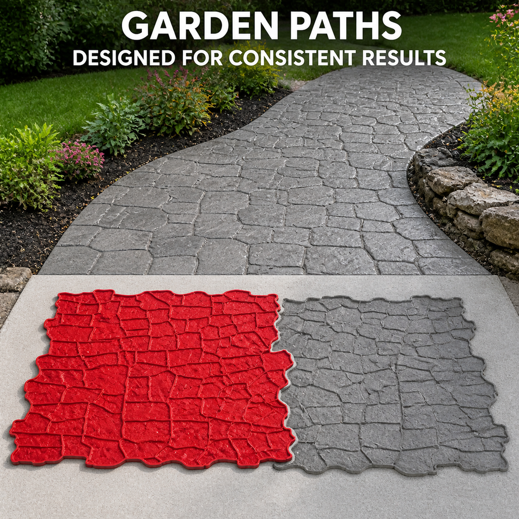 FX-134 Stacked Ledgestone Wall Stamp - application 2