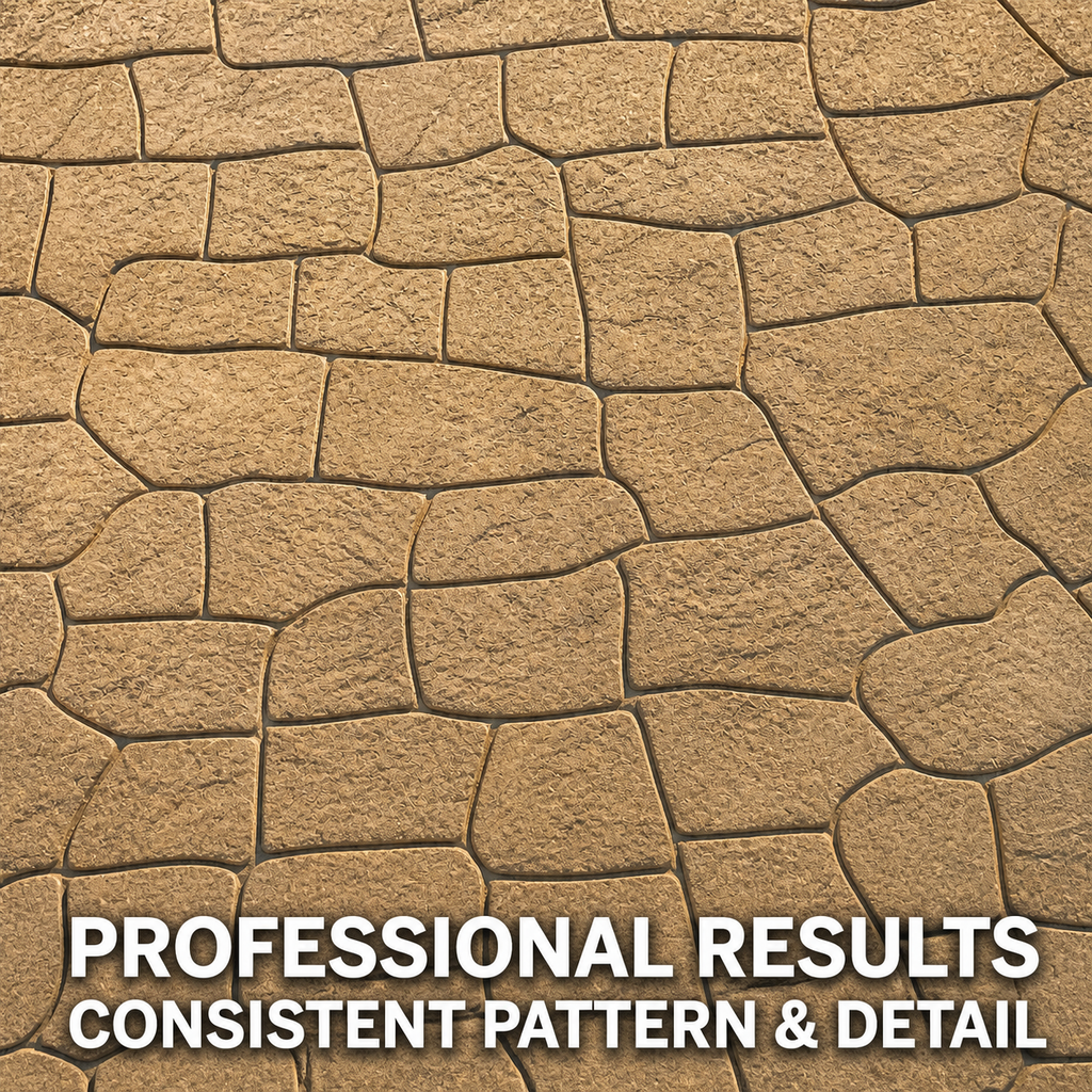 FX-134 Stacked Ledgestone Wall Stamp - professional results