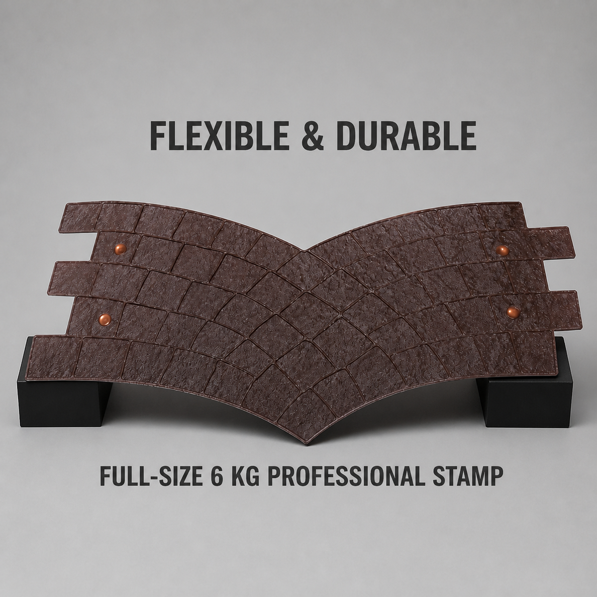 FX-135 sello curvo de adoquín para bordes - flexible y duradero