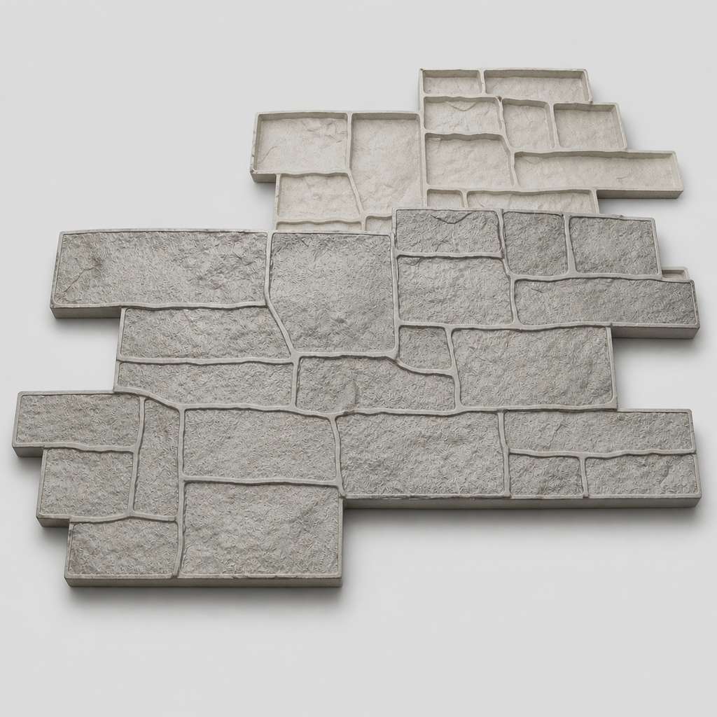 FX-137 Stacked Stone Concrete Wall Stamp - hero
