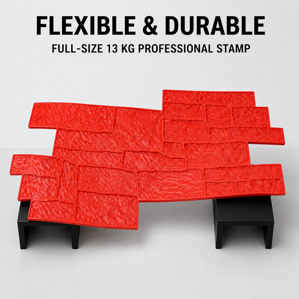 FX-137 Stacked Stone Concrete Wall Stamp - flexible durable