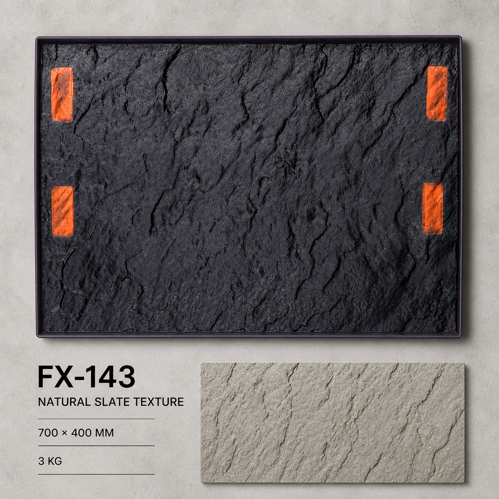 FX-143 손잡이형 거친 암석 텍스처 매트 - 사양