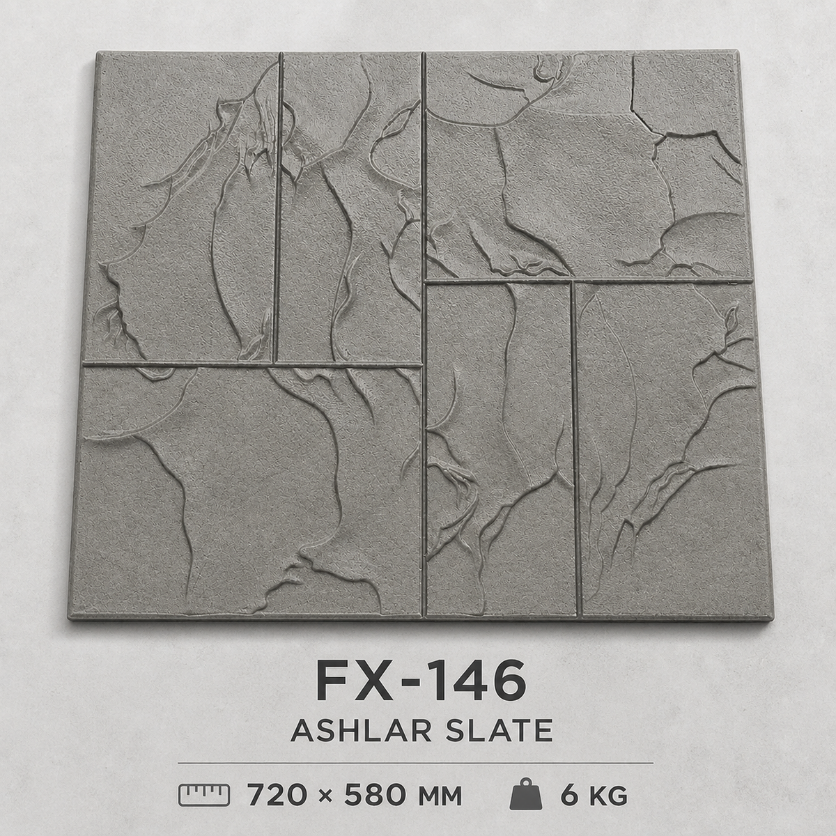 FX-146 ແຜ່ນແມ່ພິມກະເບື້ອງຫີນຊະນວນສິລະປະ - ຂໍ້ກໍານົດສະເພາະ