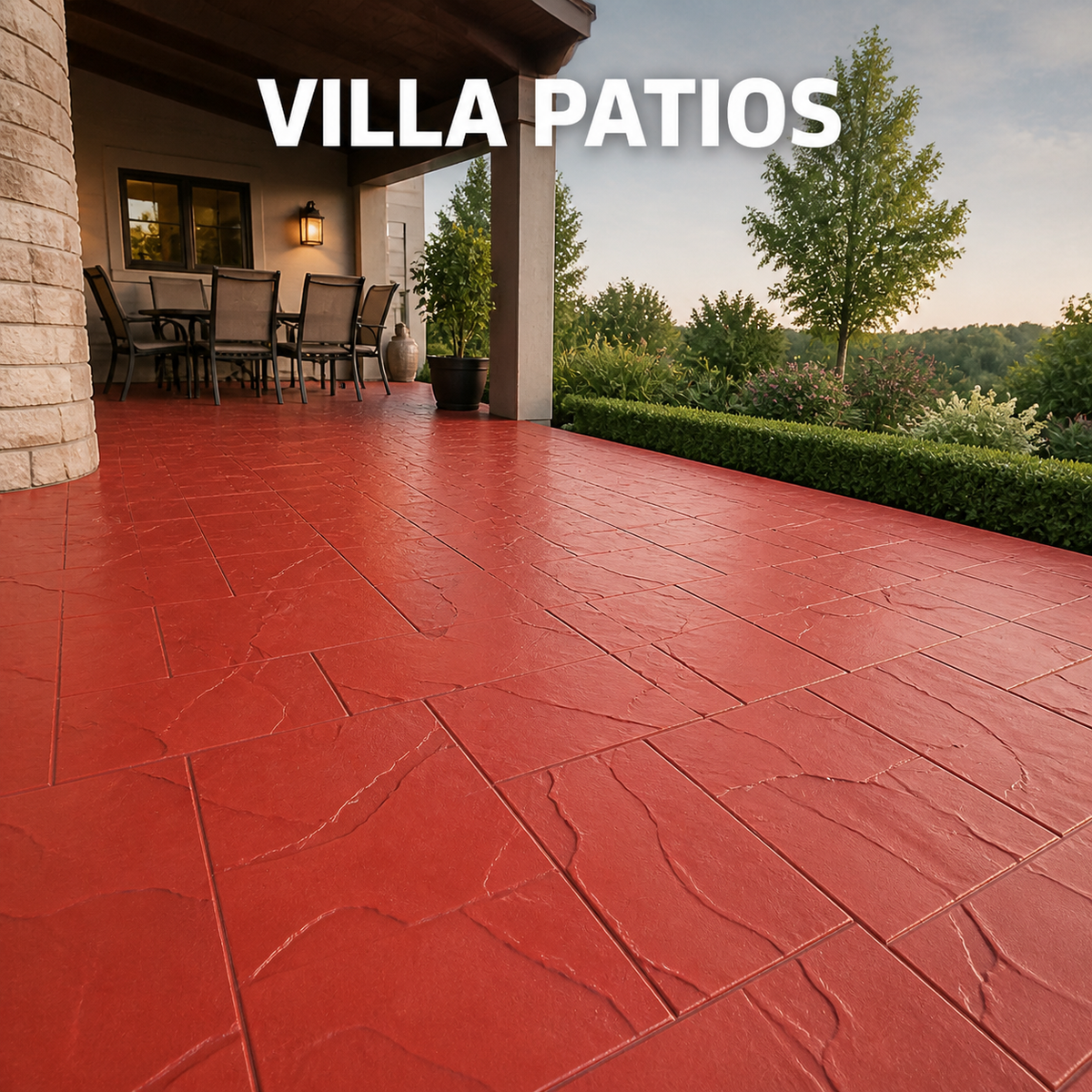 FX-146 Artistic Slate Tile Stamp Panel - villa patios