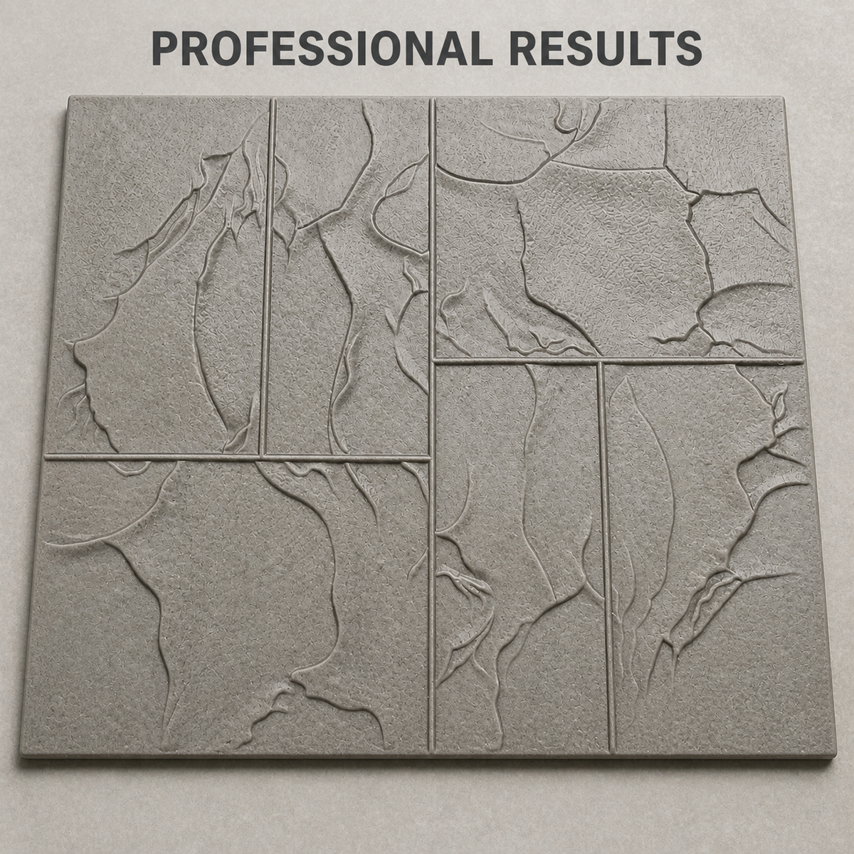 FX-146 Artistic Slate Tile Stamp Panel - professional results