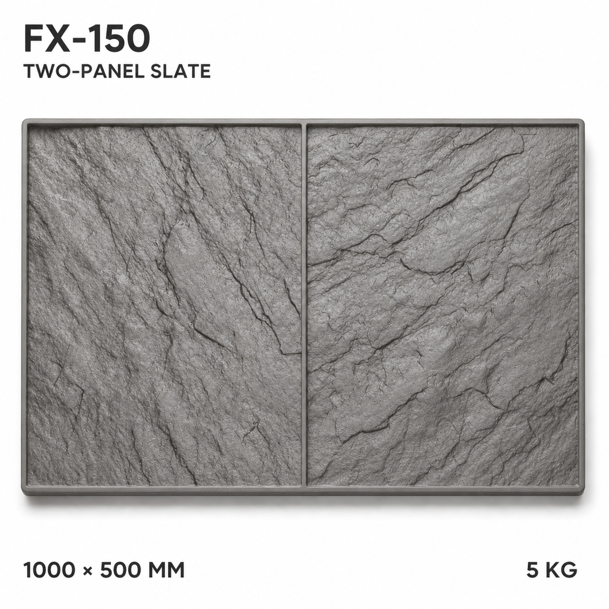 FX-150 স্প্লিট-রক ডাবল স্ট্যাম্প প্যানেল - স্পেসিফিকেশন