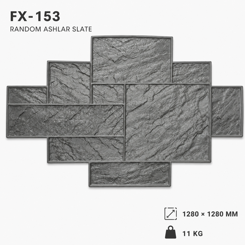 FX-153ක්‍රයිස්-හැඩැන් වූ ඇෂ්ලර් ගල් මුද්ද - විශේෂතා