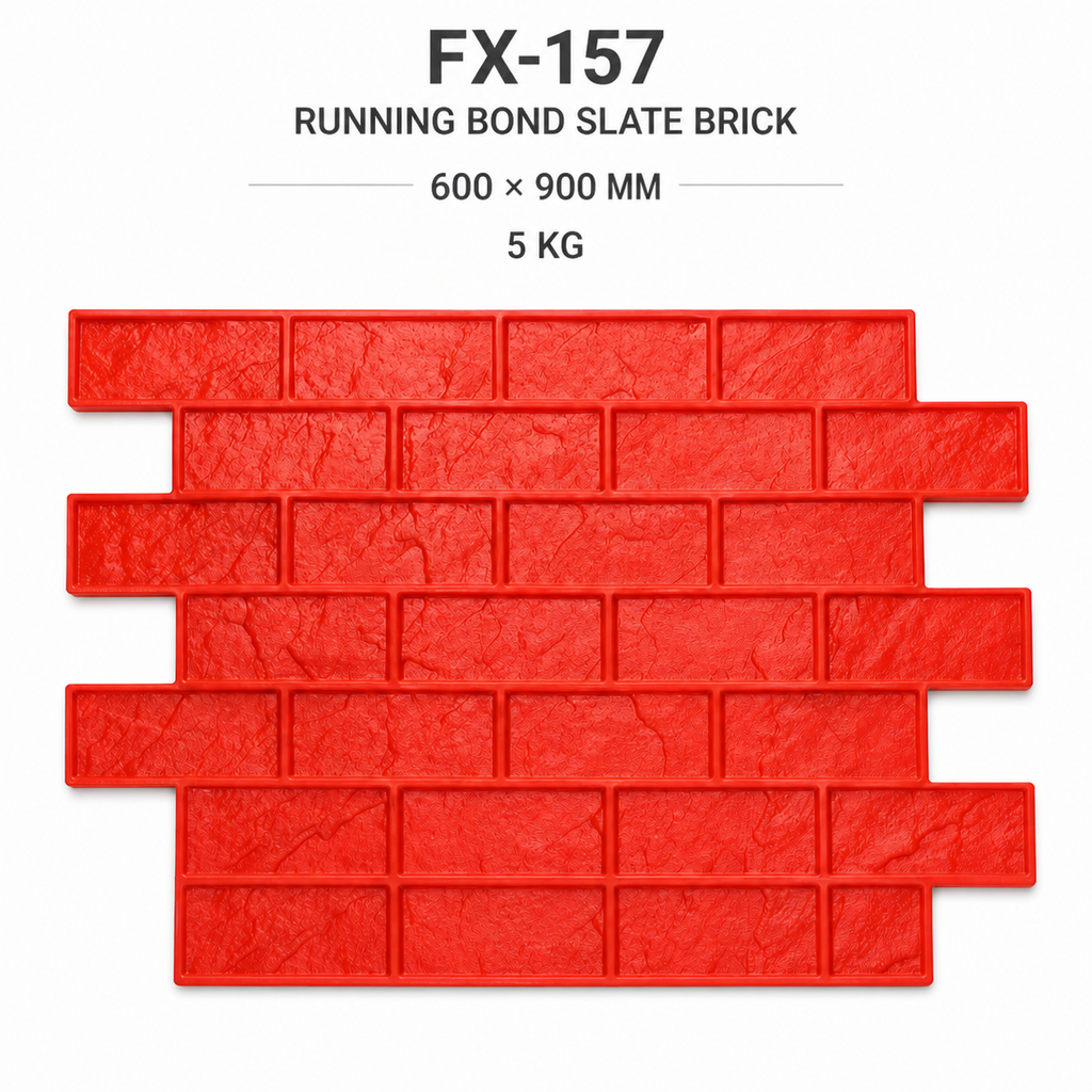 FX-157 sello clásico de pared de ladrillo con aparejo a soga - especificaciones