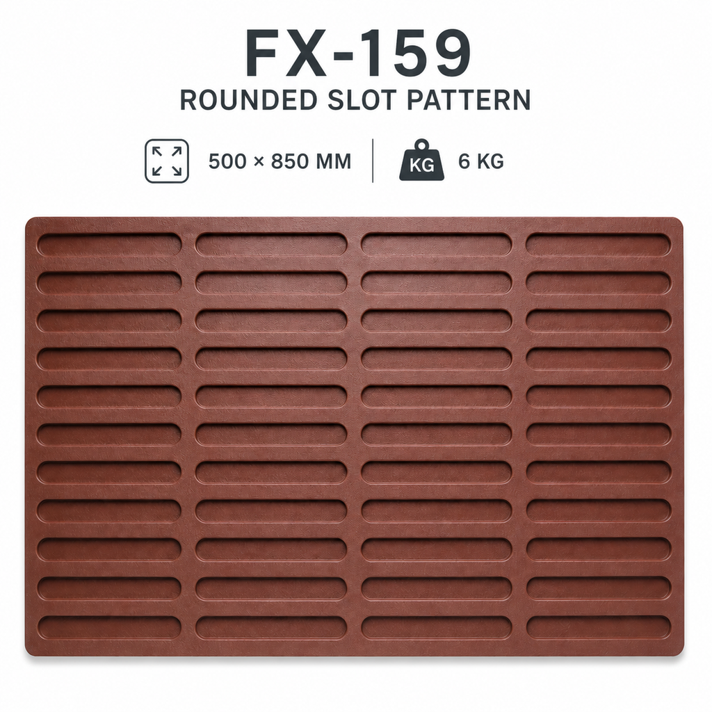 Formă de beton FX-159 pentru canal de drenaj cu nervuri - specificații