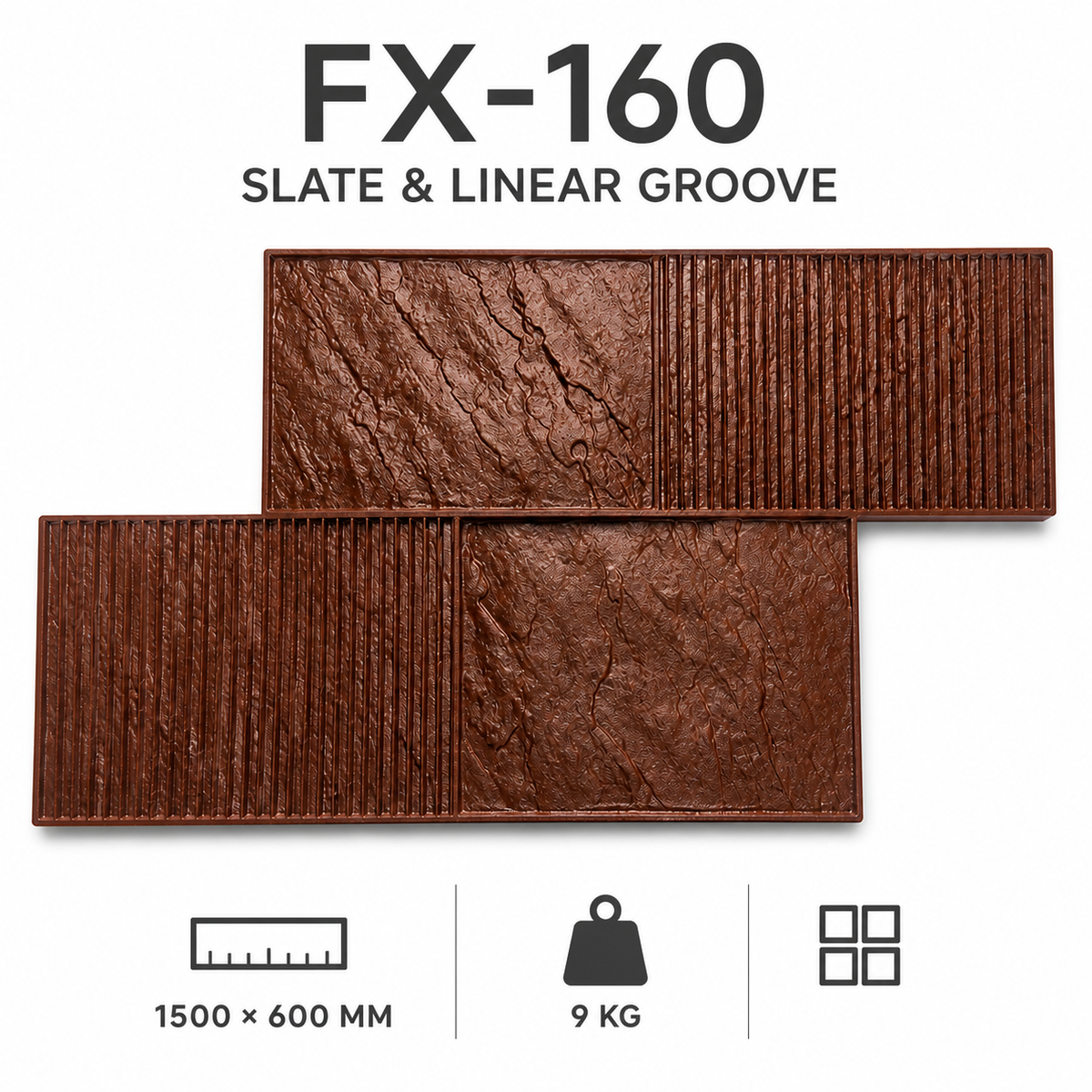 FUXIN FX-160 သုံးခုတန်း သစ်သားပုံစံ ကွန်ကရစ်ပုံစံ - ဇင်္ကာင်းအချက်အလက်များ