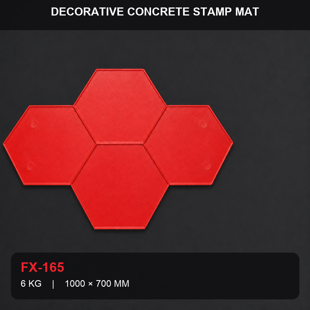 FX-165 Large Honeycomb Paver Stamp - specifications