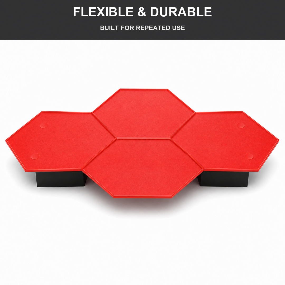 FX-165 Large Honeycomb Paver Stamp - flexible durable