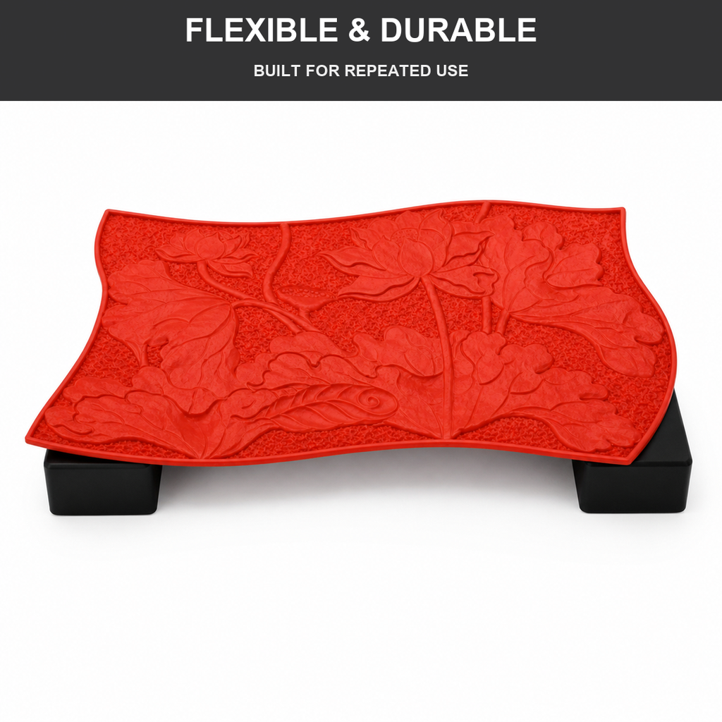 FX-166 panel decorativo de relieve con enredadera floral - flexible y duradero