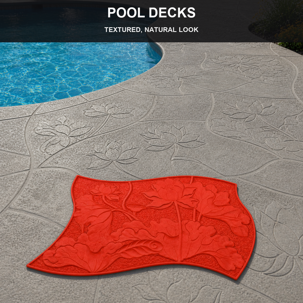FX-166 panel decorativo de relieve con enredadera floral - terrazas de piscina