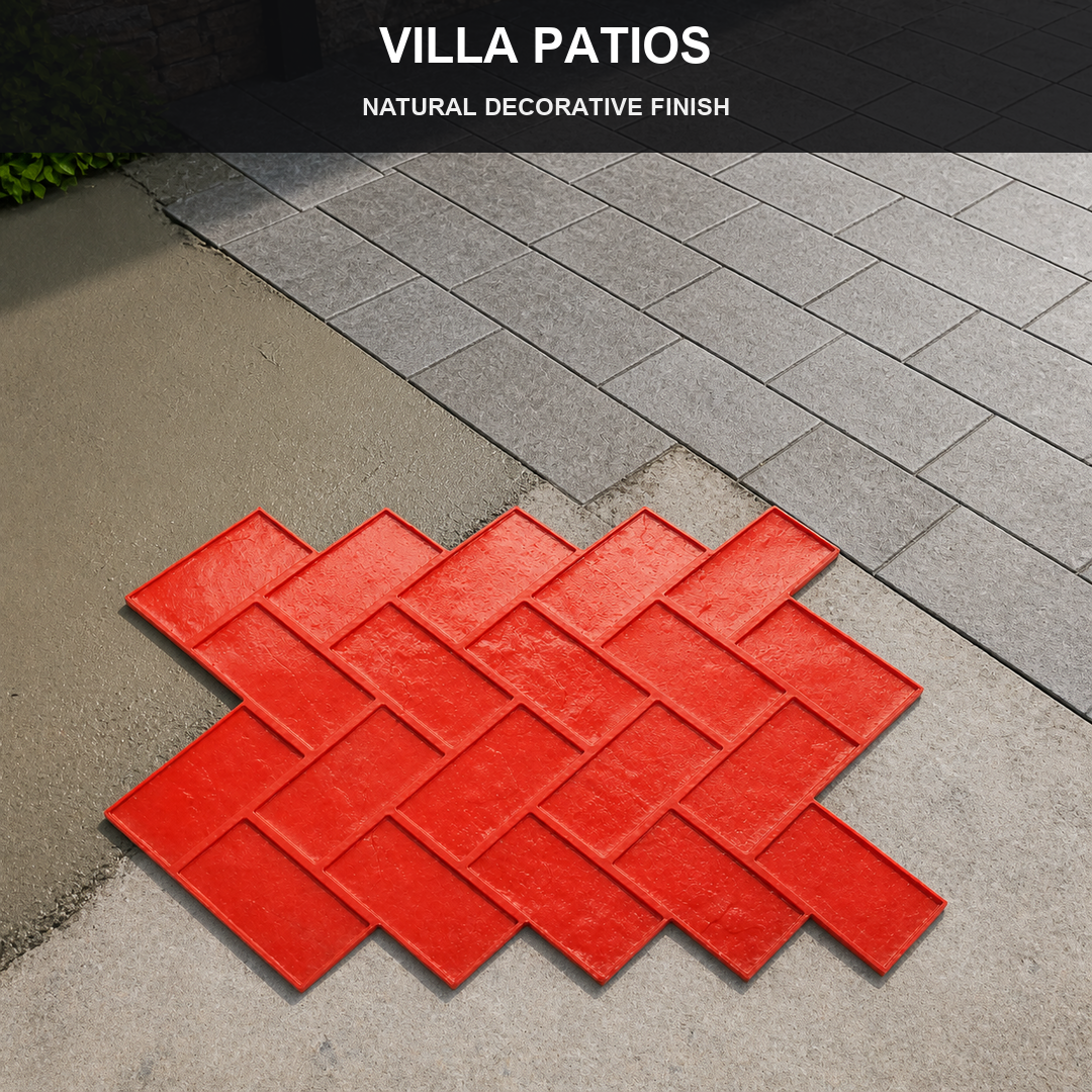 FX-170, mẫu gạch Herringbone chéo - sân vườn biệt thự