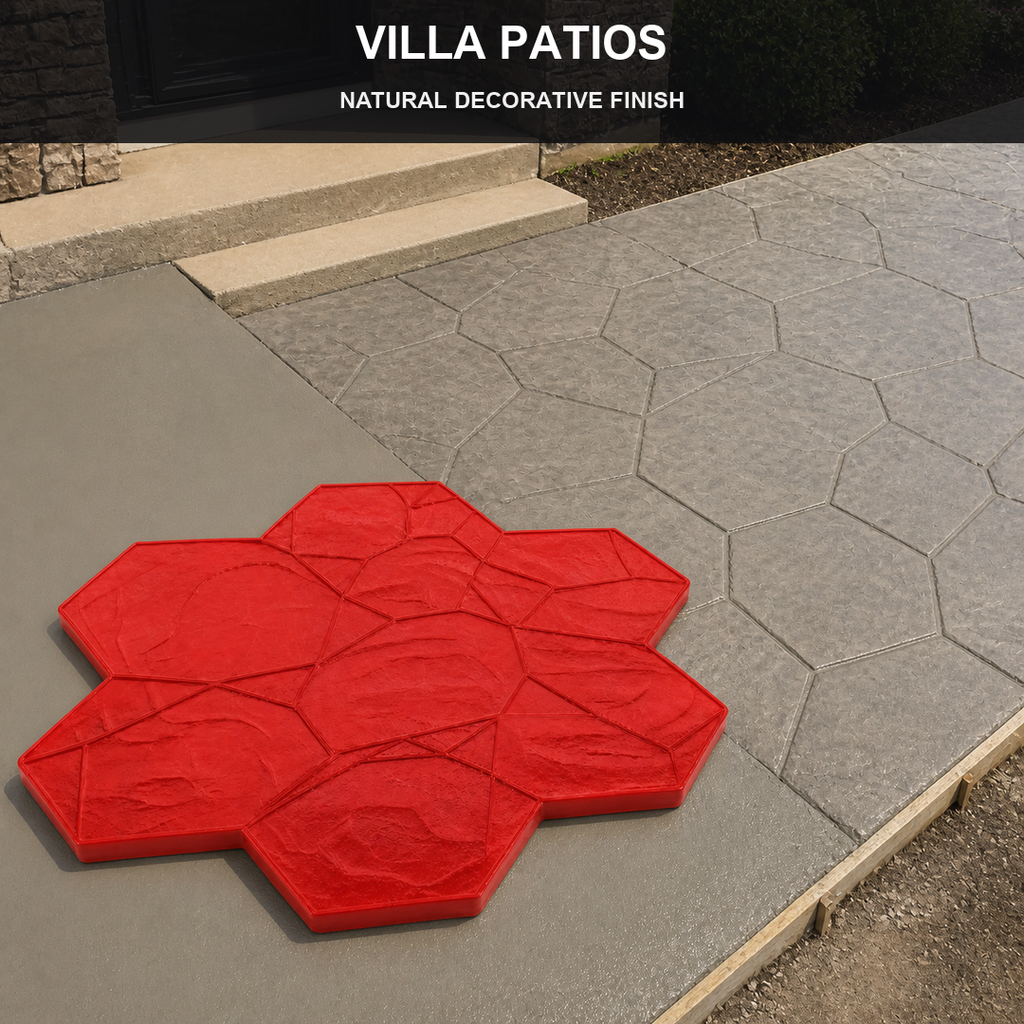 FX-171 Panel Acuan Cap Flagstone Tidak Sekata - patio vila