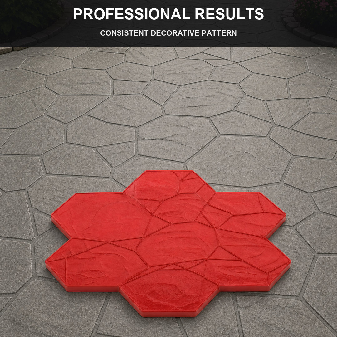 FX-171 Panel Cop Flagstone Tidak Sekata - hasil profesional