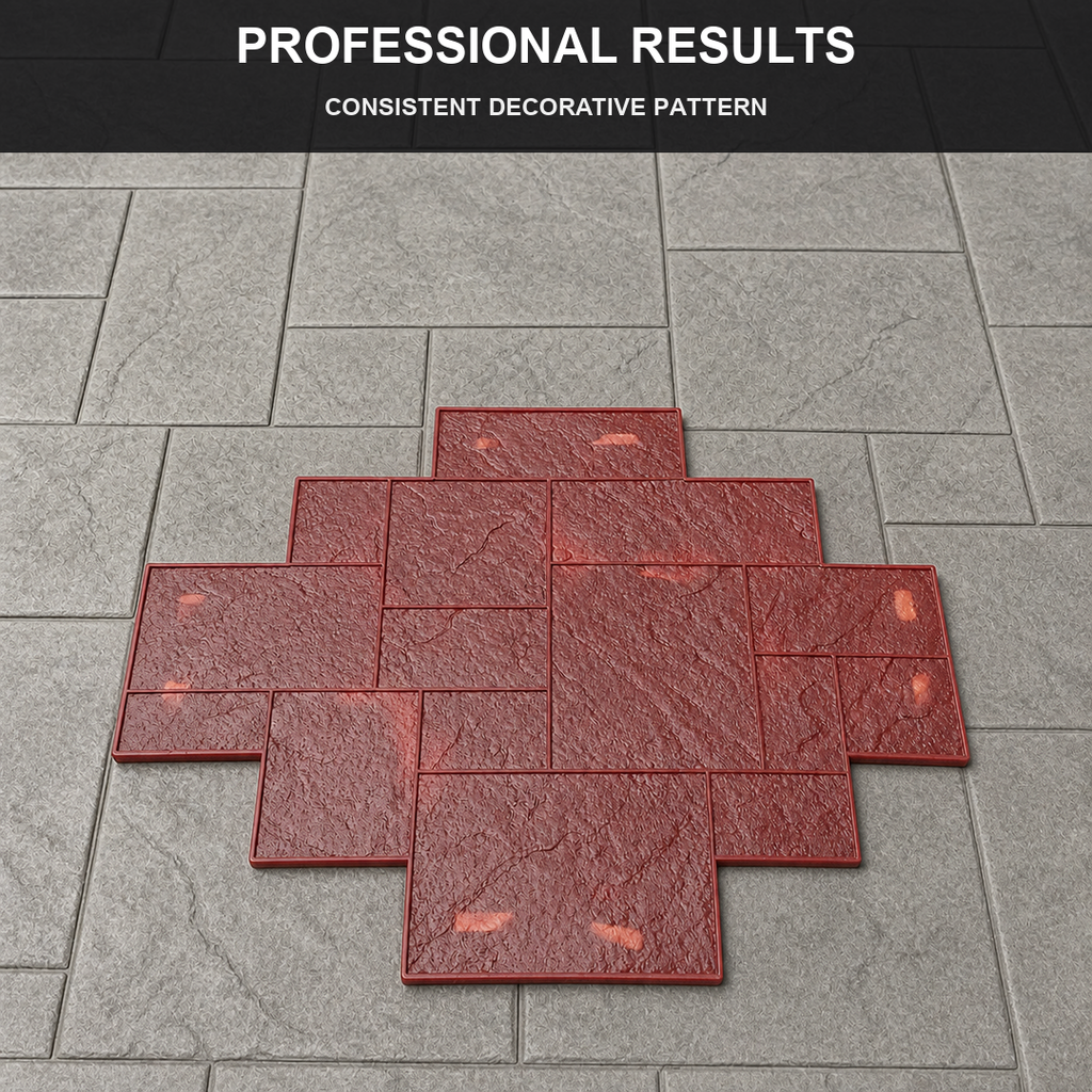 FX-176 Panel Cap Grid Ashlar Besar - hasil profesional