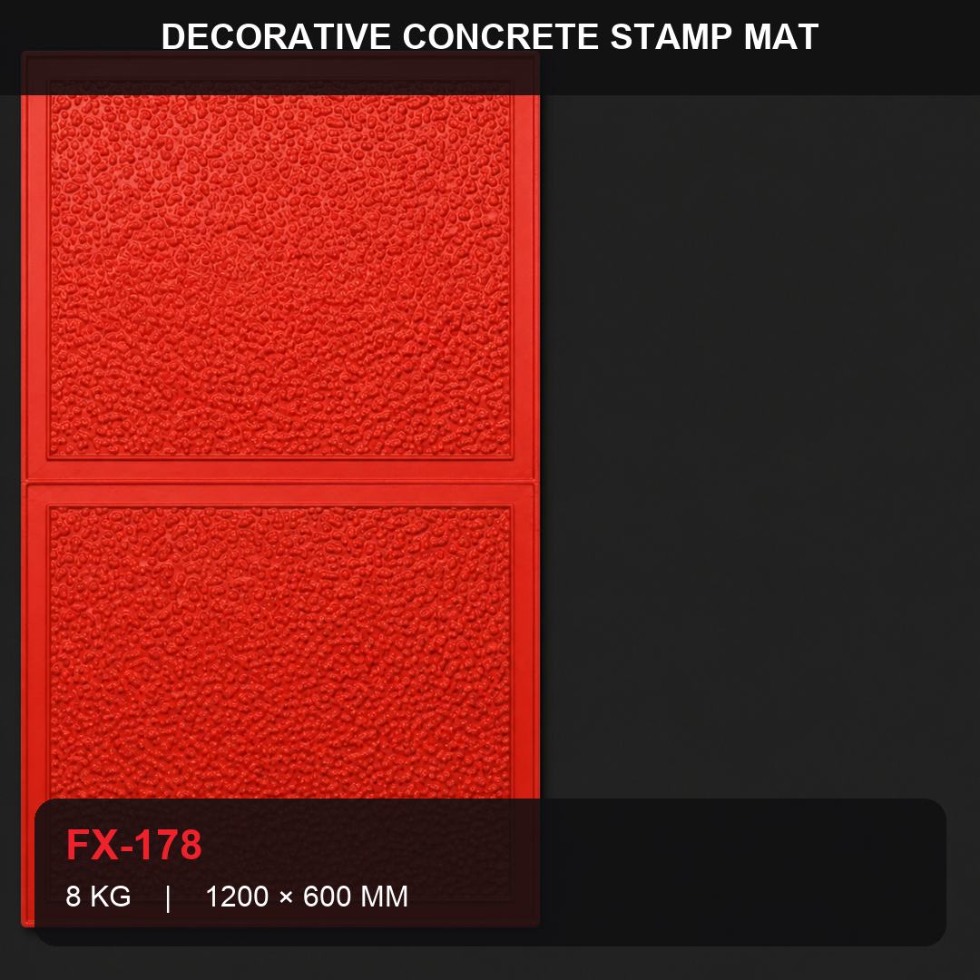 FX-178 Double Pebble Texture Stamp Panel - especificaciones