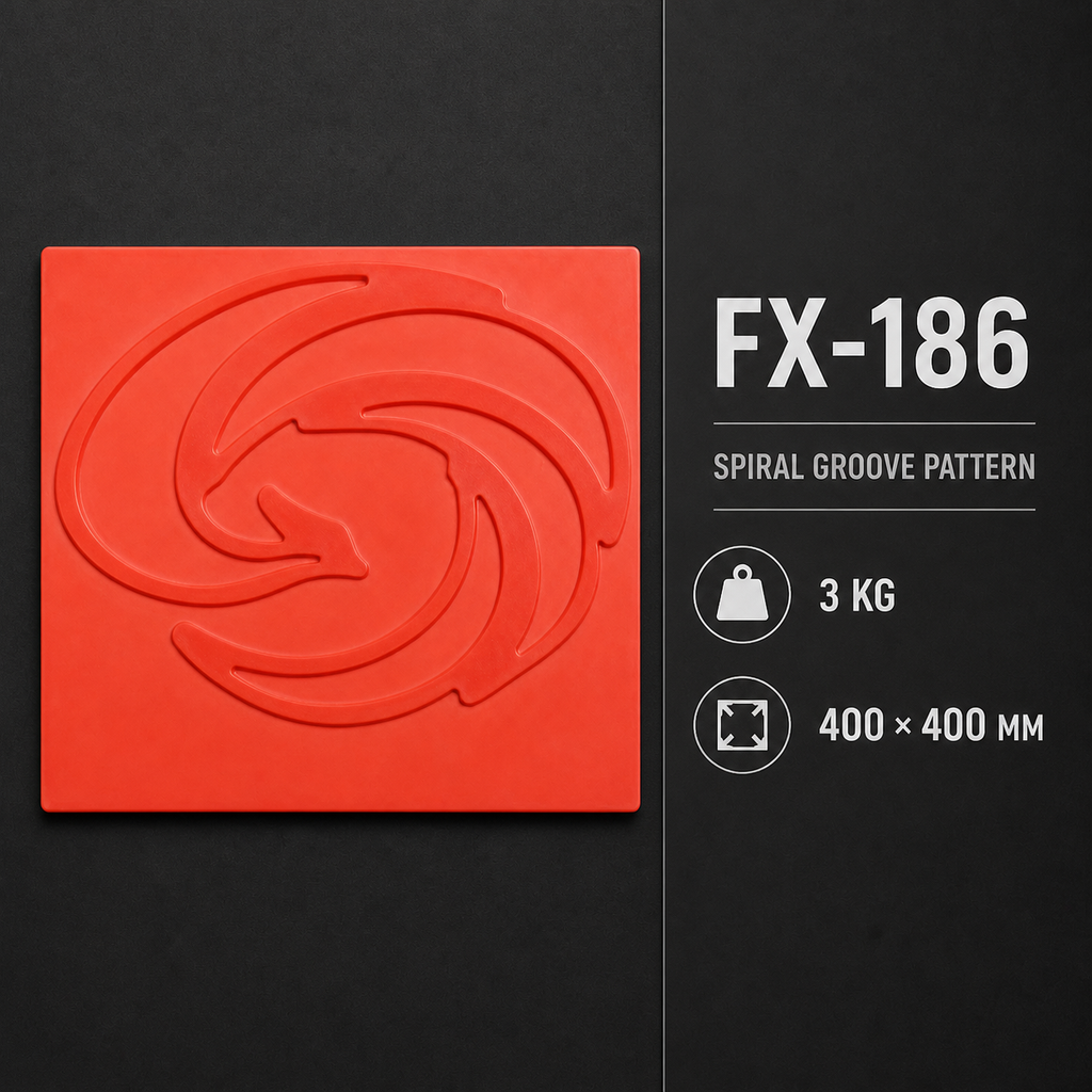 FX-186 Dolphin Swirl Decorative Relief Mold - especificaciones sin procesar