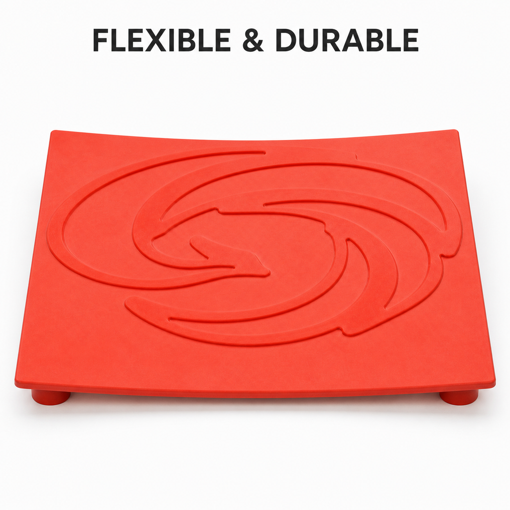 FX-186 Dolphin Swirl Decorative Relief Mold - flexible y duradero sin procesar
