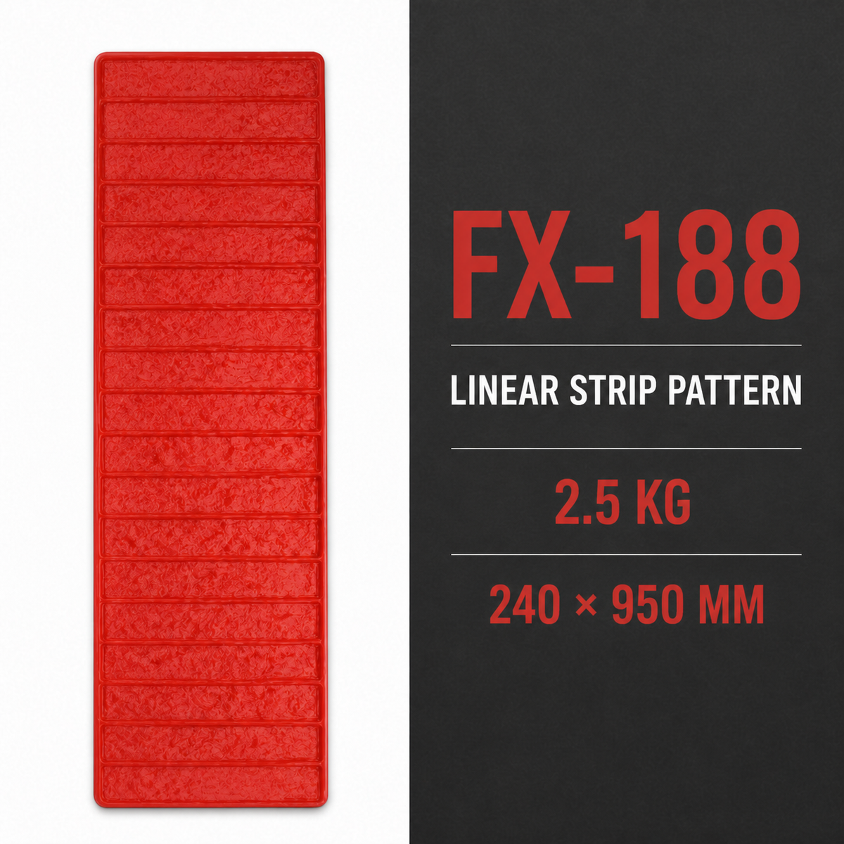 FX-188 Dar Taş Plaka Kenar Kalıbı - teknik özellikler