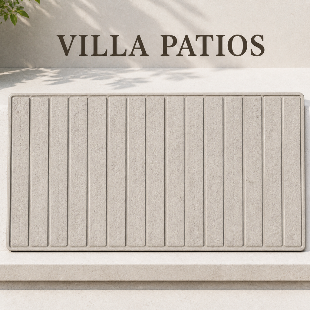 FX-188 Dar Taş Plaka Kenar Kalıbı - villa bahçeleri, ham.
