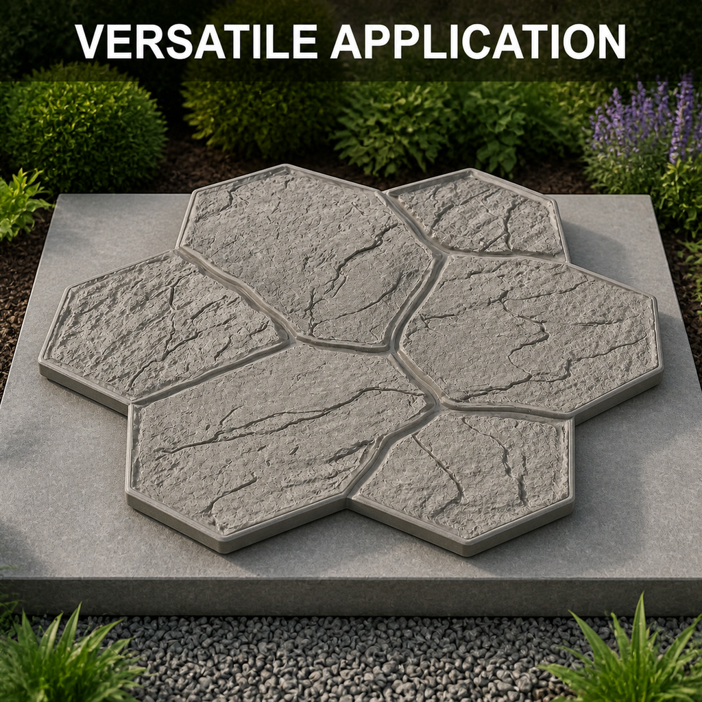 FX-192 Seven-Stone Flagstone Cluster Stamp - versatile application