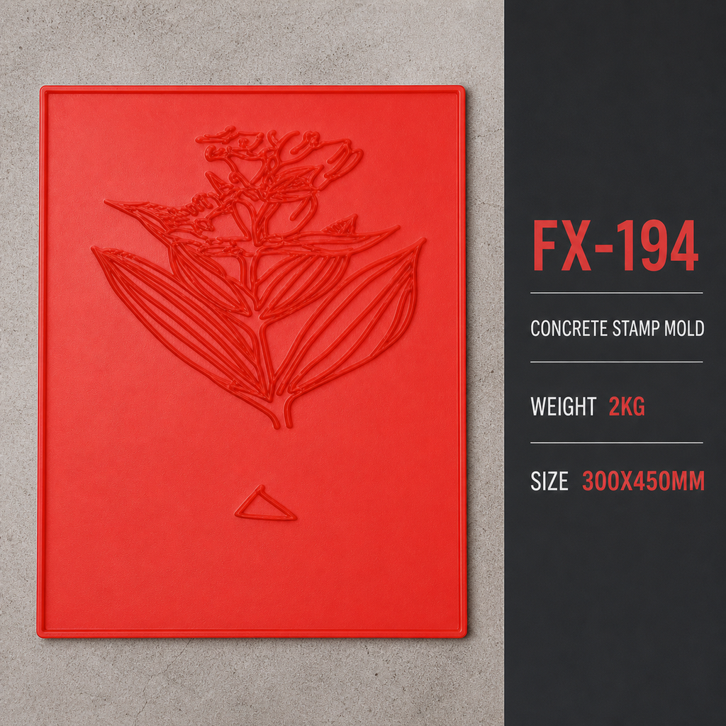 FX-194 Lily Çiçeği Dekoratif Kabartma Kalıbı - teknik özellikler.