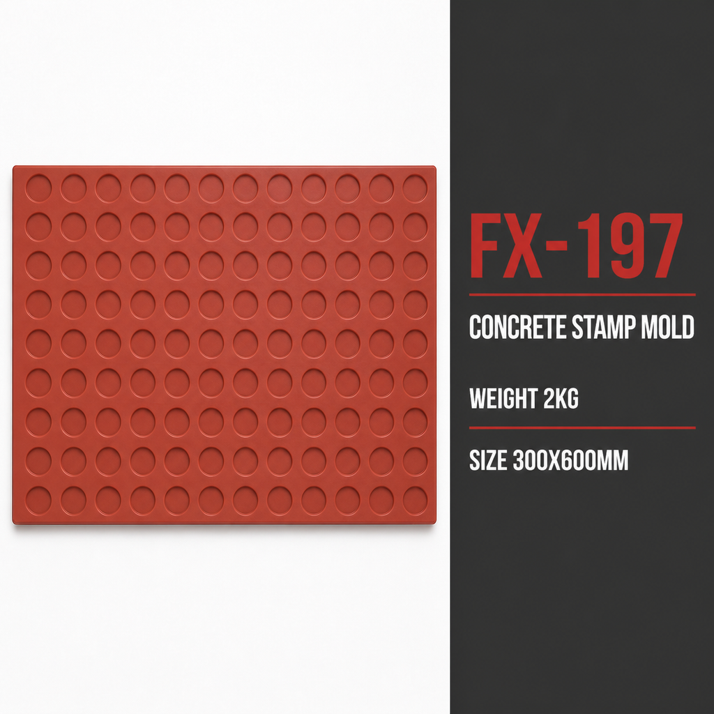 FX-197 원형 돌기 미끄럼 방지 텍스처 매트 - 사양 원본