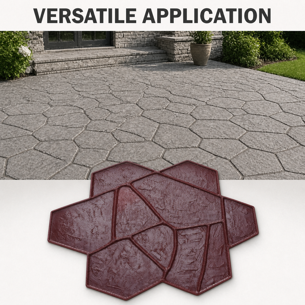 Ștampă FX-199 Dark Flagstone Cluster - aplicații versatile