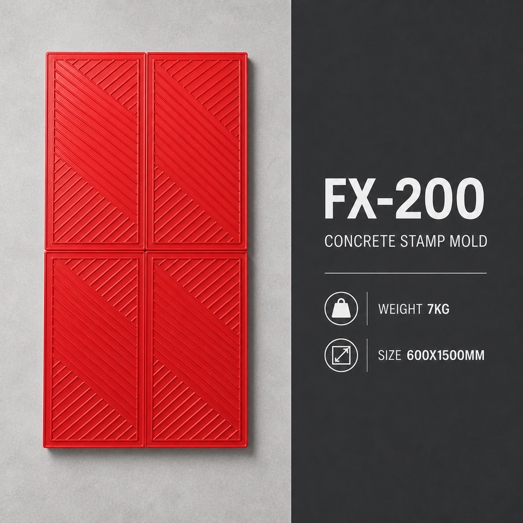 FX-200 لوحة ختم بلاط مخدد قطريا - المواصفات