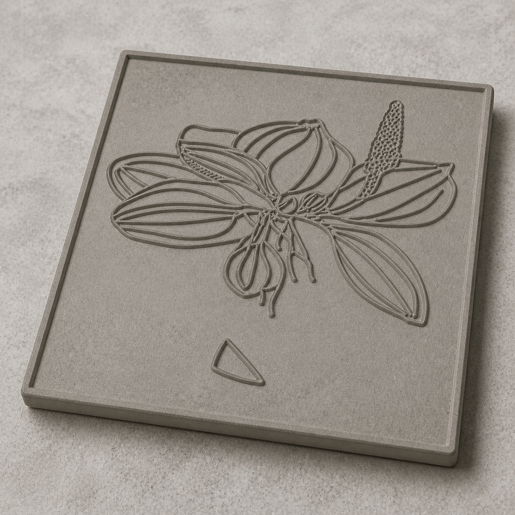 FX-202 Lily Blossom Decorative Relief Mold - imagen principal