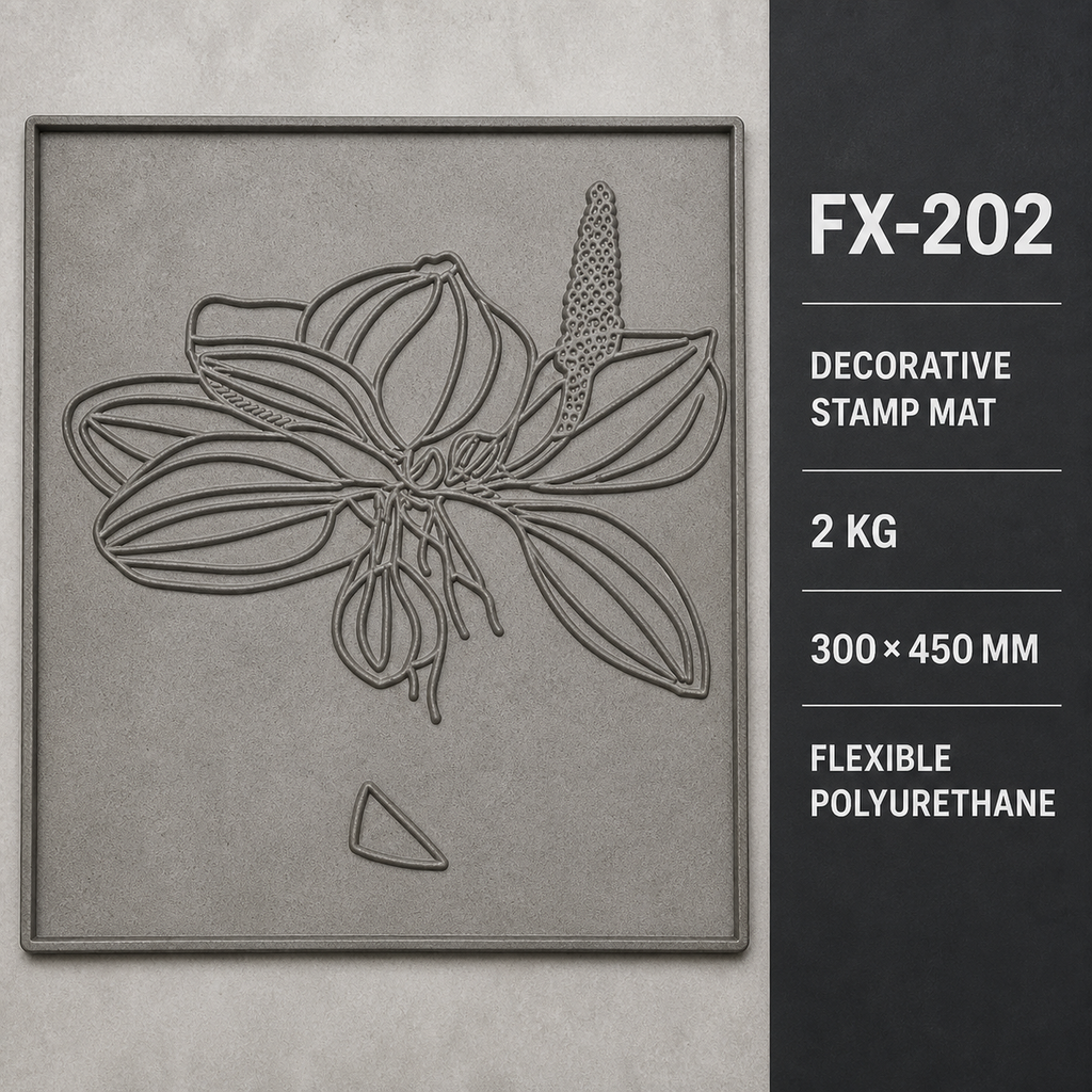 FX-202 Lily Blossom Decorative Relief Mold - especificaciones