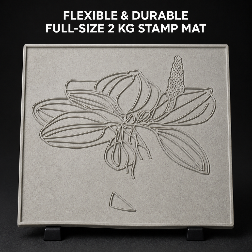 FX-202 Lily Blossom Decorative Relief Mold - flexible y duradero