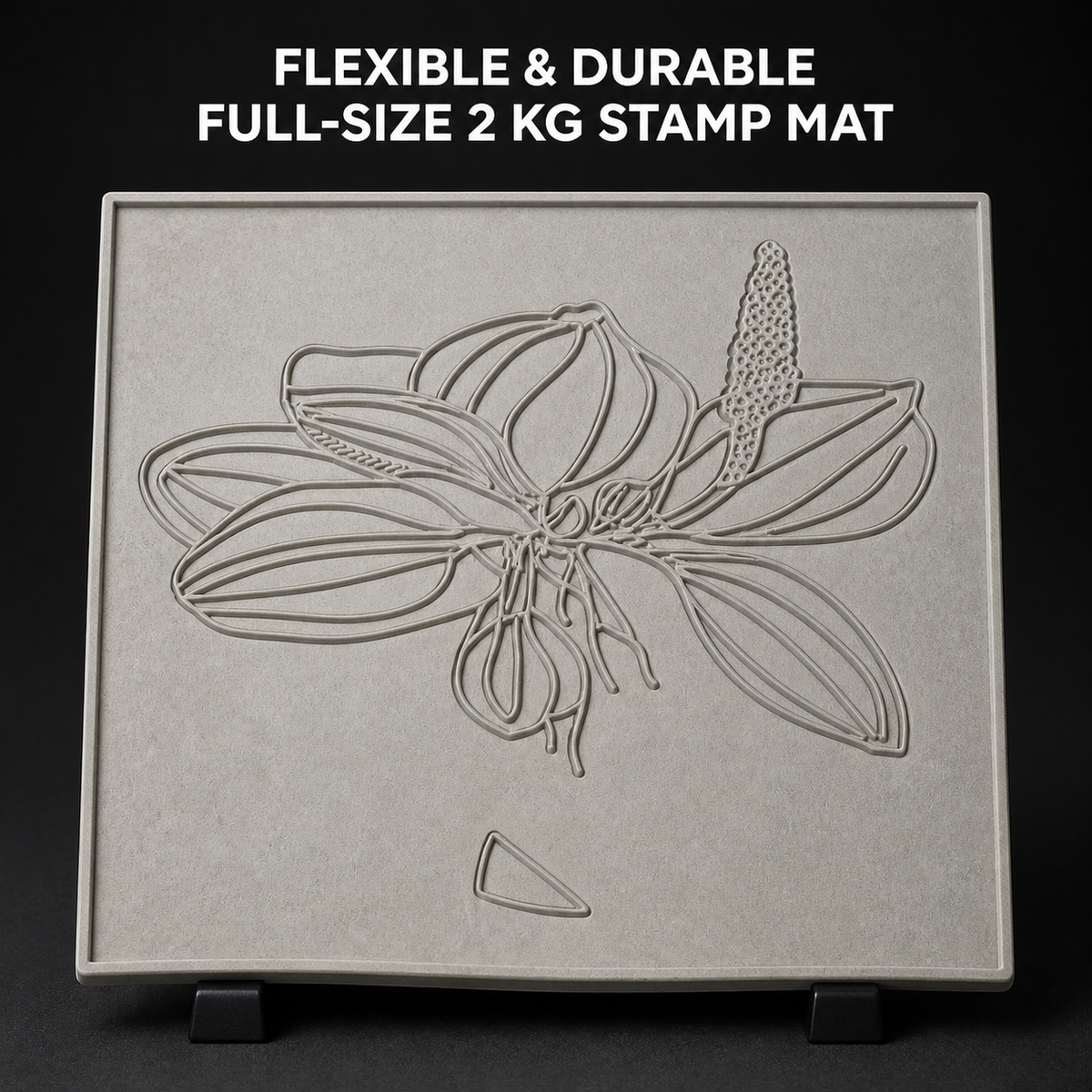 FX-202 Lily Blossom Decorative Relief Mold - flexible y duradero