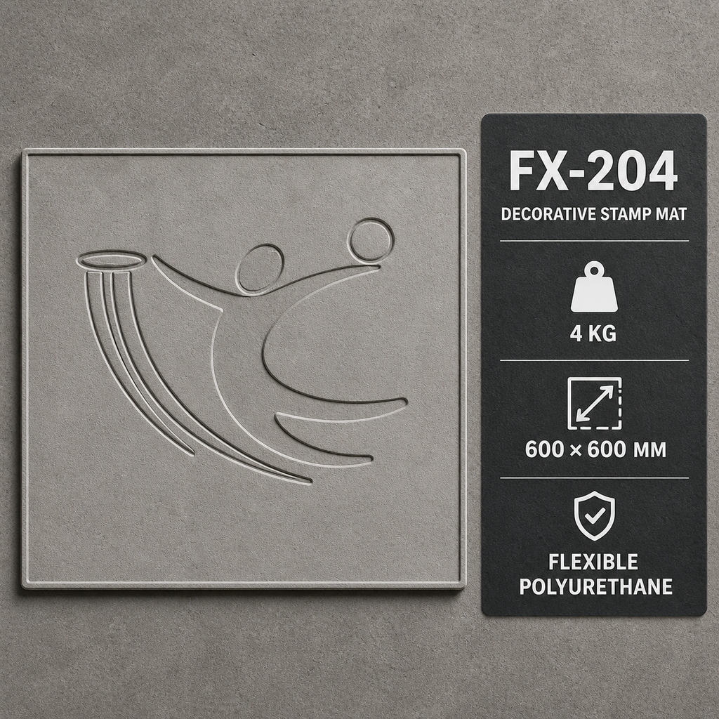 FX-204 運動球技裝飾型雕刻模具 - 規格