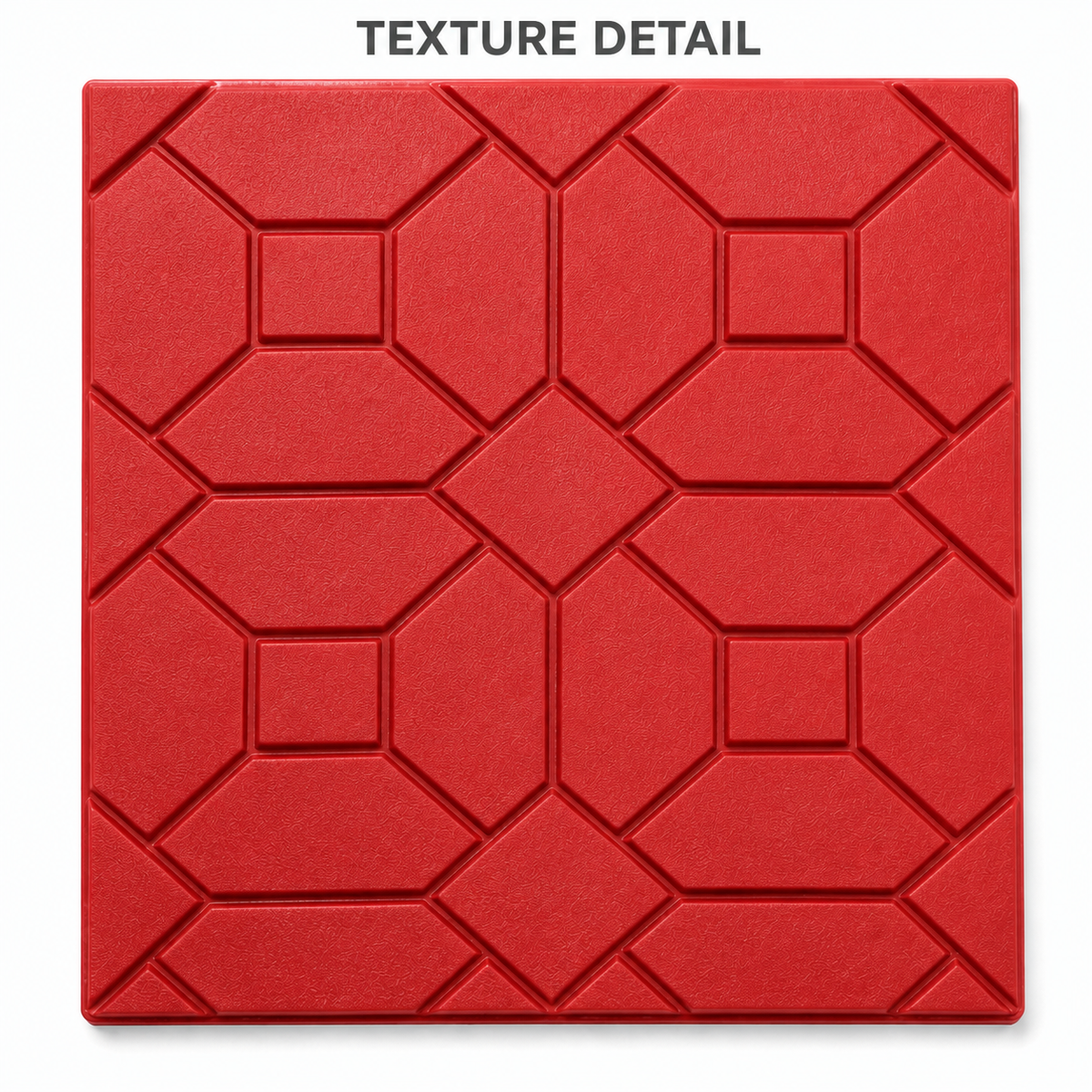 FX-207 Ștampilă geometrică octogonală, model diamant - detalii textură.