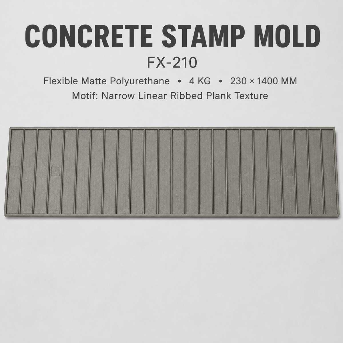 FX-210 Narrow Ribbed Border Stamp Strip - hero