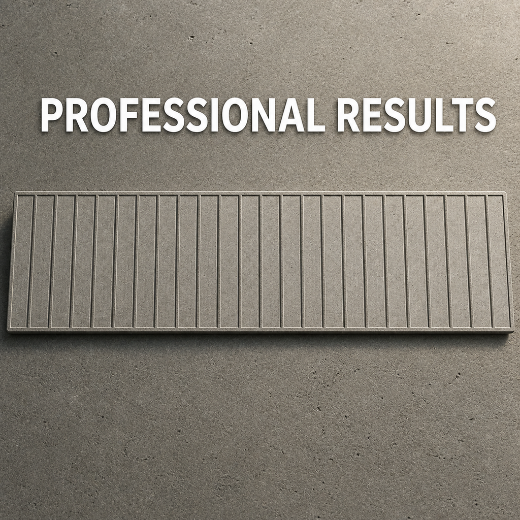 FX-210 Narrow Ribbed Border Stamp Strip - professional results